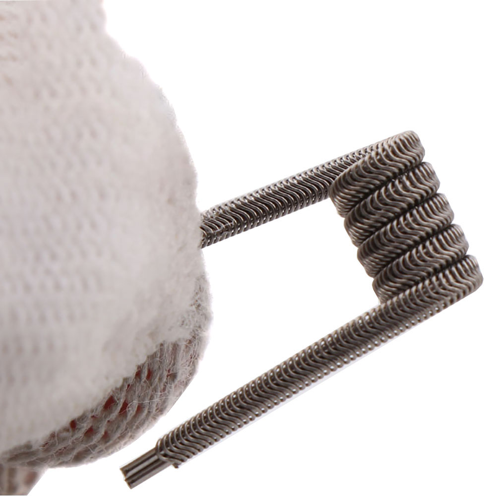 Clapton Wire Pre Built - NEW XFKM 50PCS/box NI80/A1/SS316L Alien v2