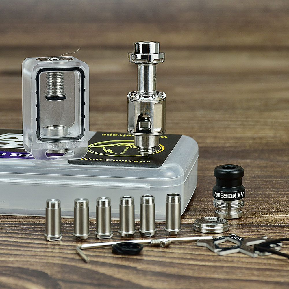 wolfcoolvape MISSION KB2 RBA T - Vaping Air 리뷰 및 가격