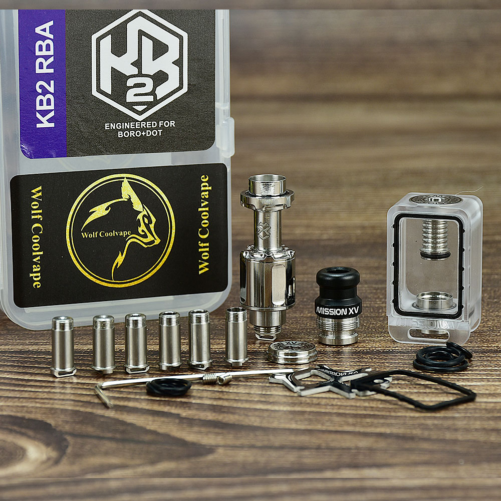 wolfcoolvape MISSION KB2 RBA T - Vaping Air 리뷰 및 가격