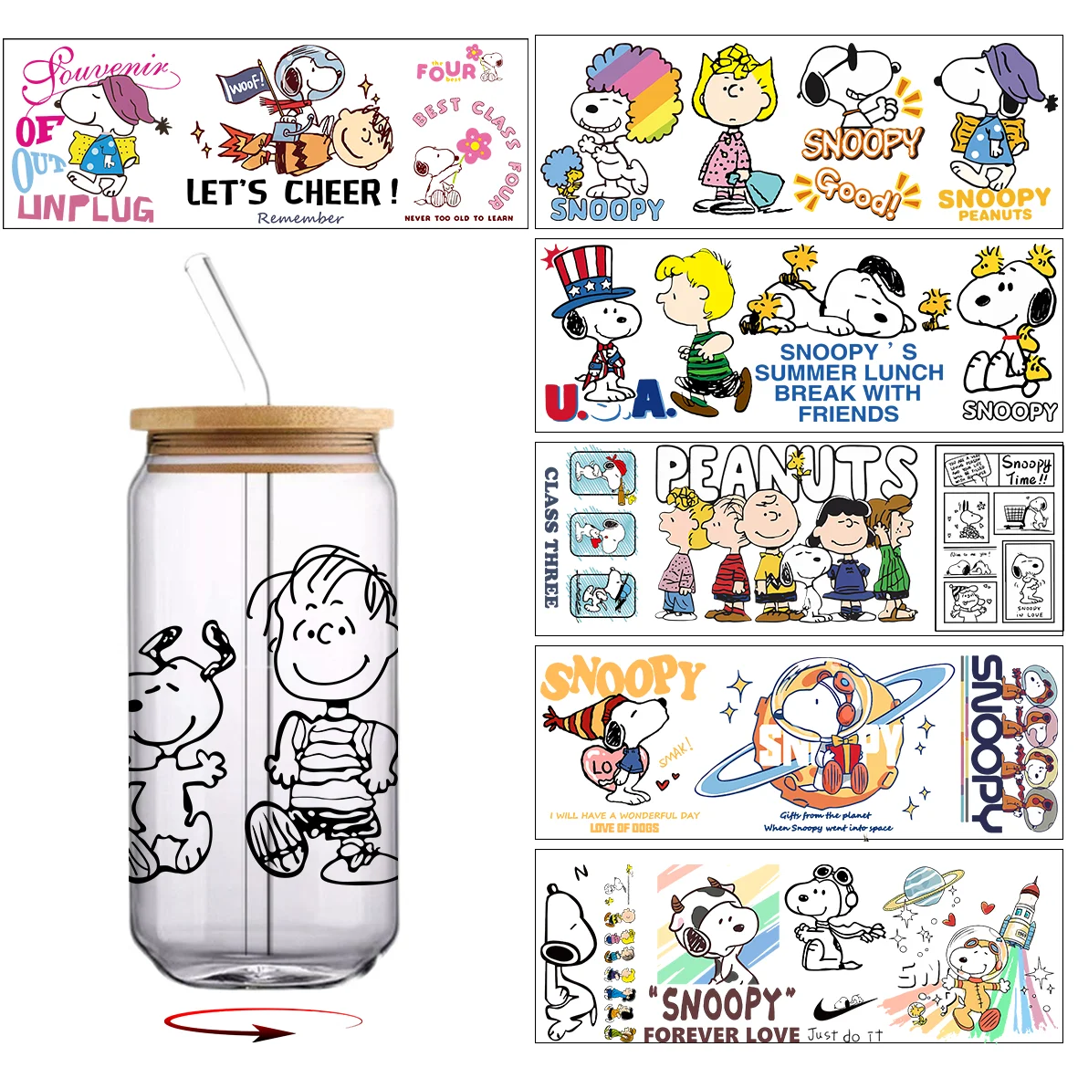 30*10cm Snoopy Series UV DTF C - Rdta Tank Glass 리뷰 및 가격