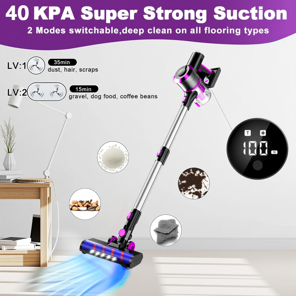 40Kpa Vacuum Cleaner for Home  - Battery Case Storage 리뷰 및 가격