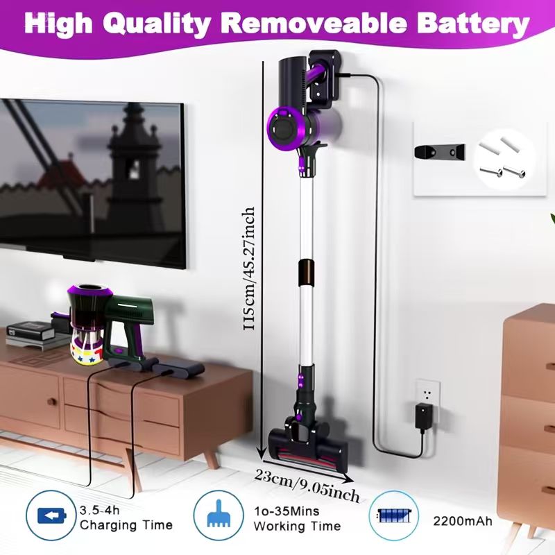 40Kpa Vacuum Cleaner for Home  - Battery Case Storage 리뷰 및 가격