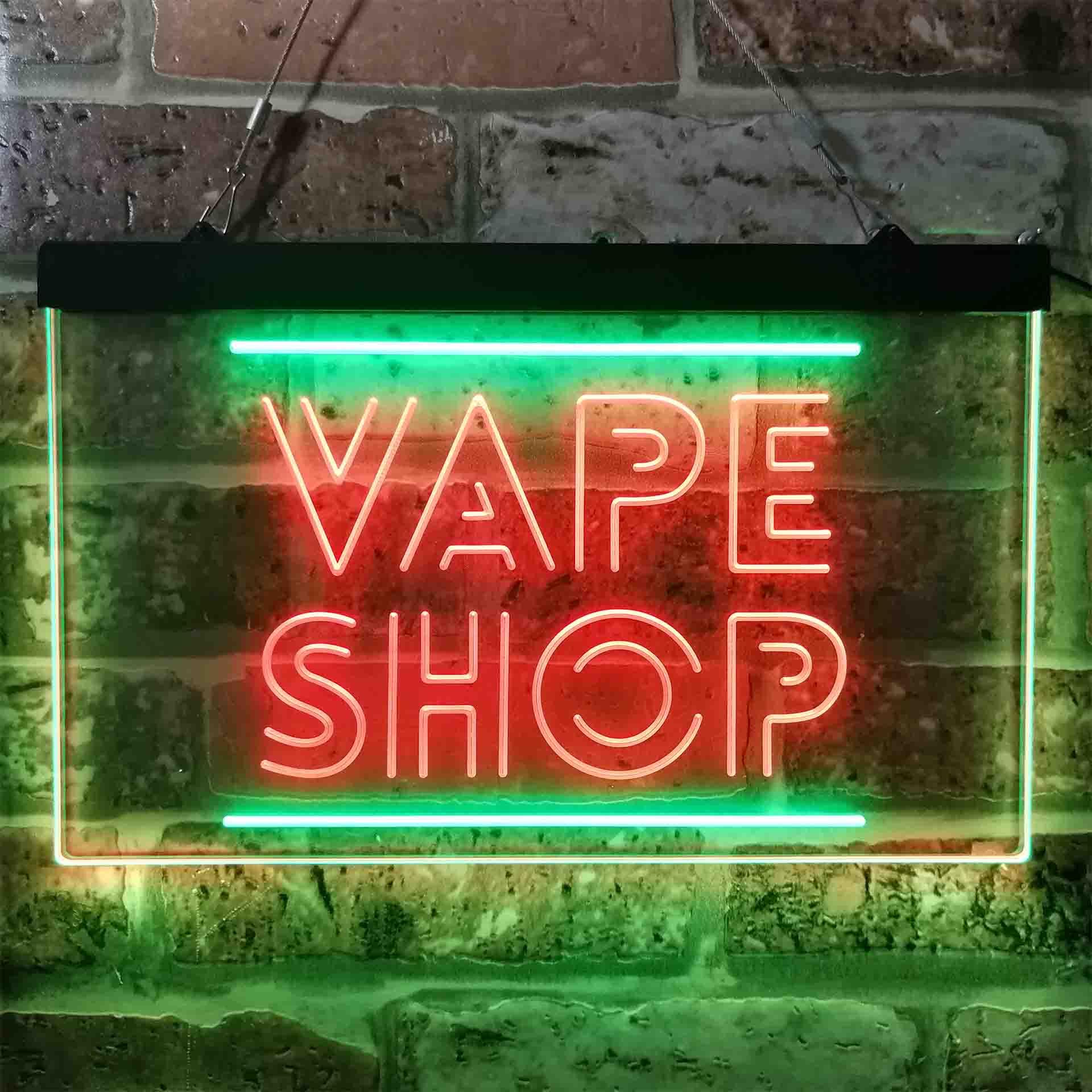 VAPE SHOP Dual Color Led Neon  - Vaping Shop 리뷰 및 가격