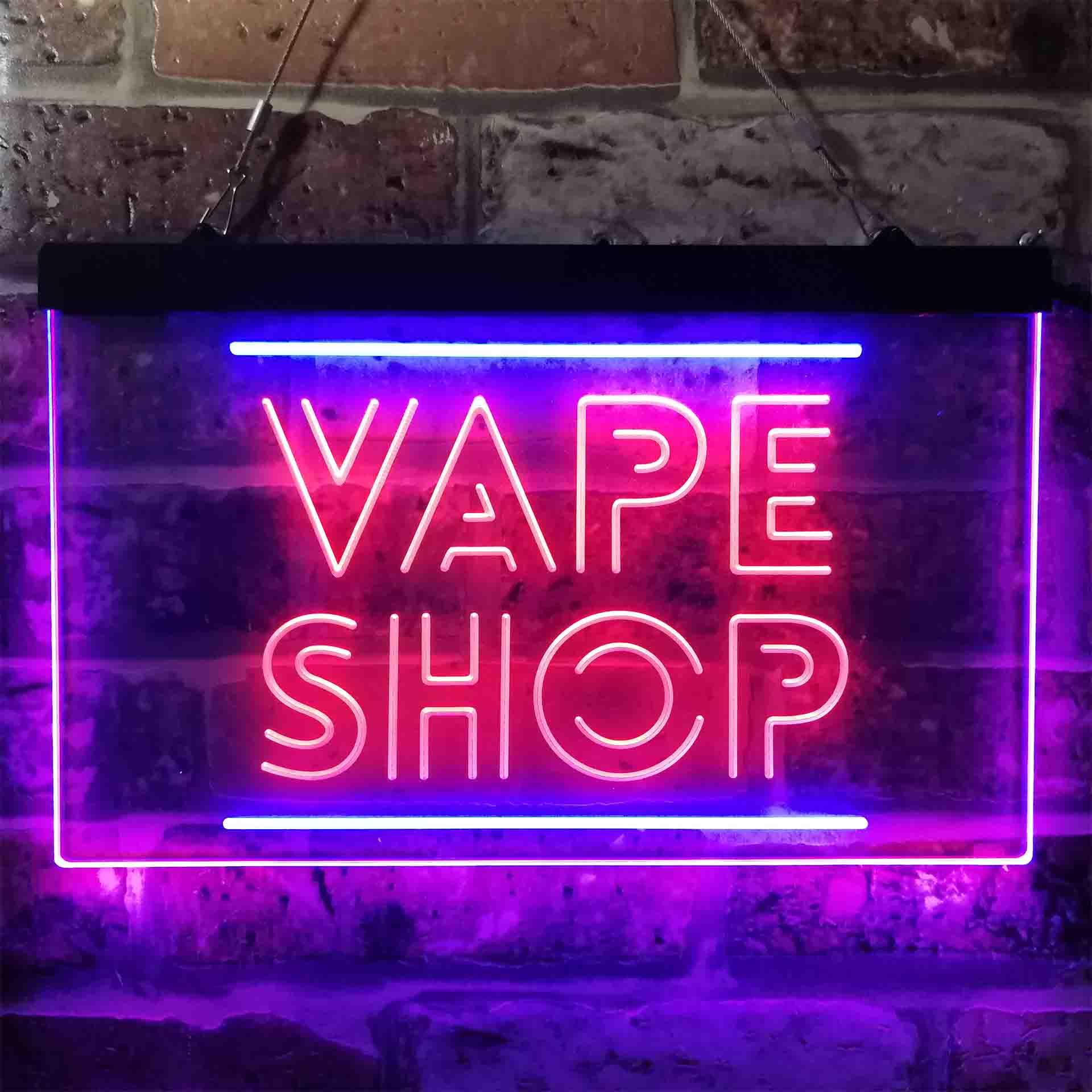VAPE SHOP Dual Color Led Neon  - Vaping Shop 리뷰 및 가격