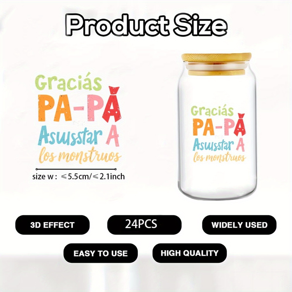 24Pcs/Set Father's Day Quotes  - Rdta Tank Glass 리뷰 및 가격