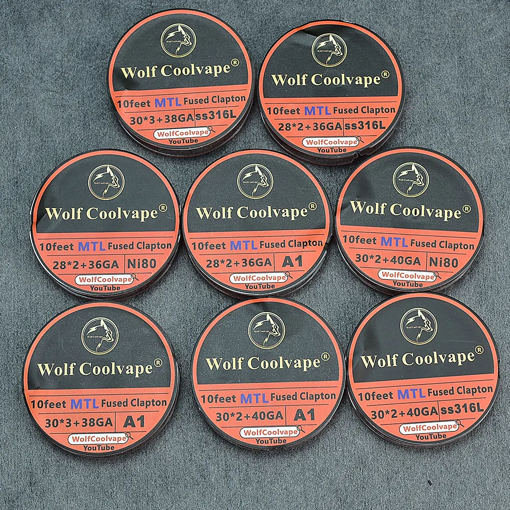 wolfcoolvape MTL Fused Clapton - Accessories For Vaping 리뷰 및 가격