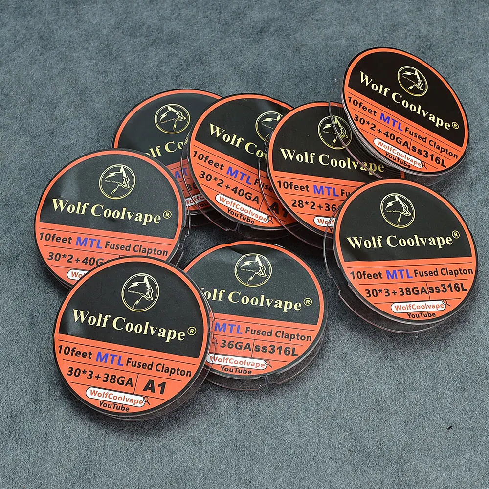 wolfcoolvape MTL Fused Clapton - Accessories For Vaping 리뷰 및 가격