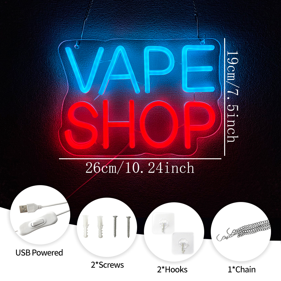 Vape Shop Neon Sign For Wall D - Vaping Shop 리뷰 및 가격