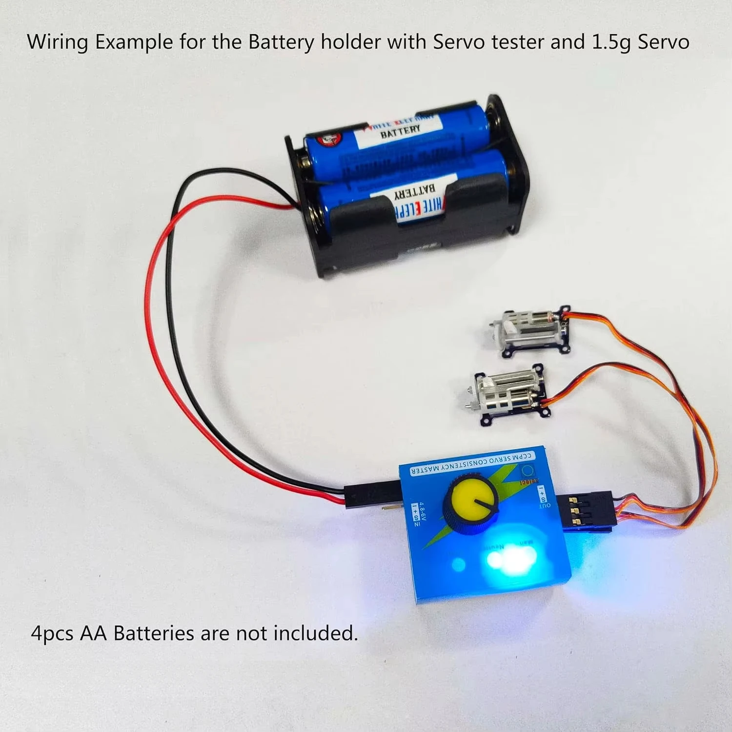 Servo Tester 3CH Digital ESC S - Battery Case Storage 리뷰 및 가격