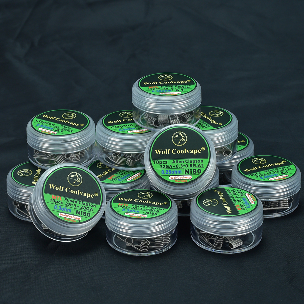 10pcs NI80/SS316L/A1 mtl Alien - Accessories For Vaping 리뷰 및 가격