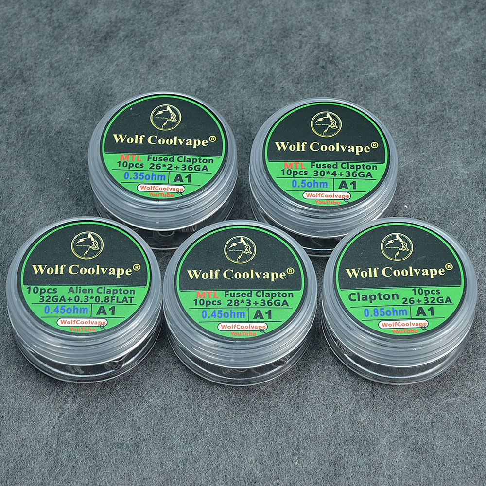 10pcs NI80/SS316L/A1 mtl Alien - Accessories For Vaping 리뷰 및 가격