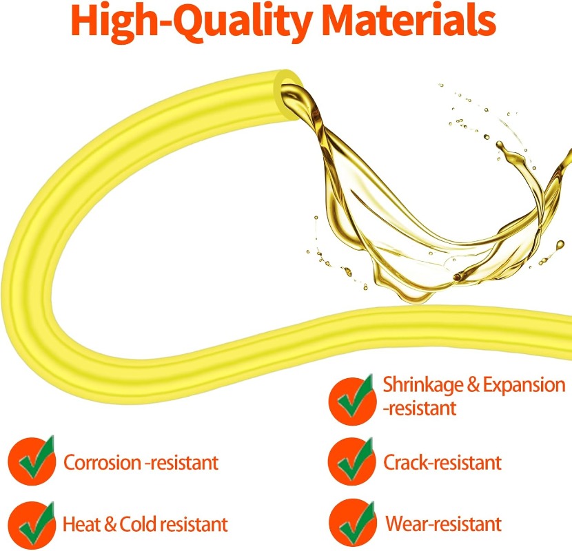 Yellow Fuel Line Hose Set 2x3. - Weed Vaping Accessories 리뷰 및 가격