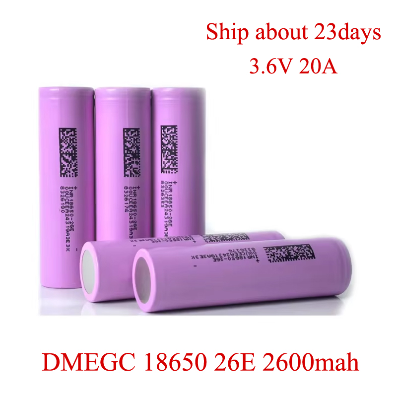 Original DMEGC INR 18650-26E B - Vape Battery 18650 리뷰 및 가격