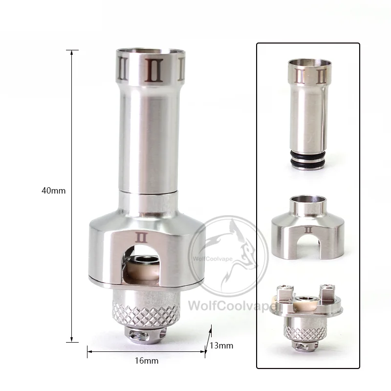 WOLFCOOLVAPE NT2U Style RBA Br - Vaping Air 리뷰 및 가격