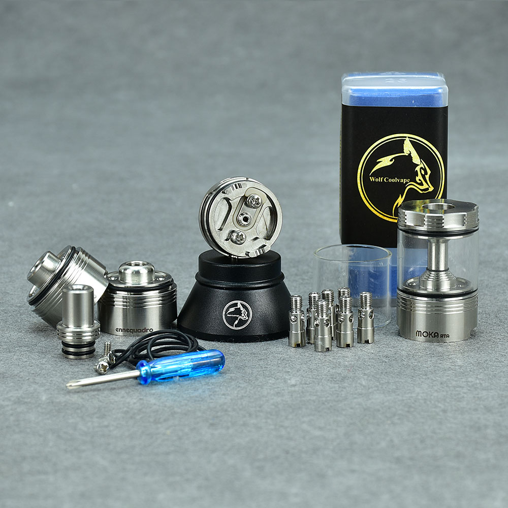 Wolfcoolvape Moka mtl RTA Rebu - Vaping Air 리뷰 및 가격