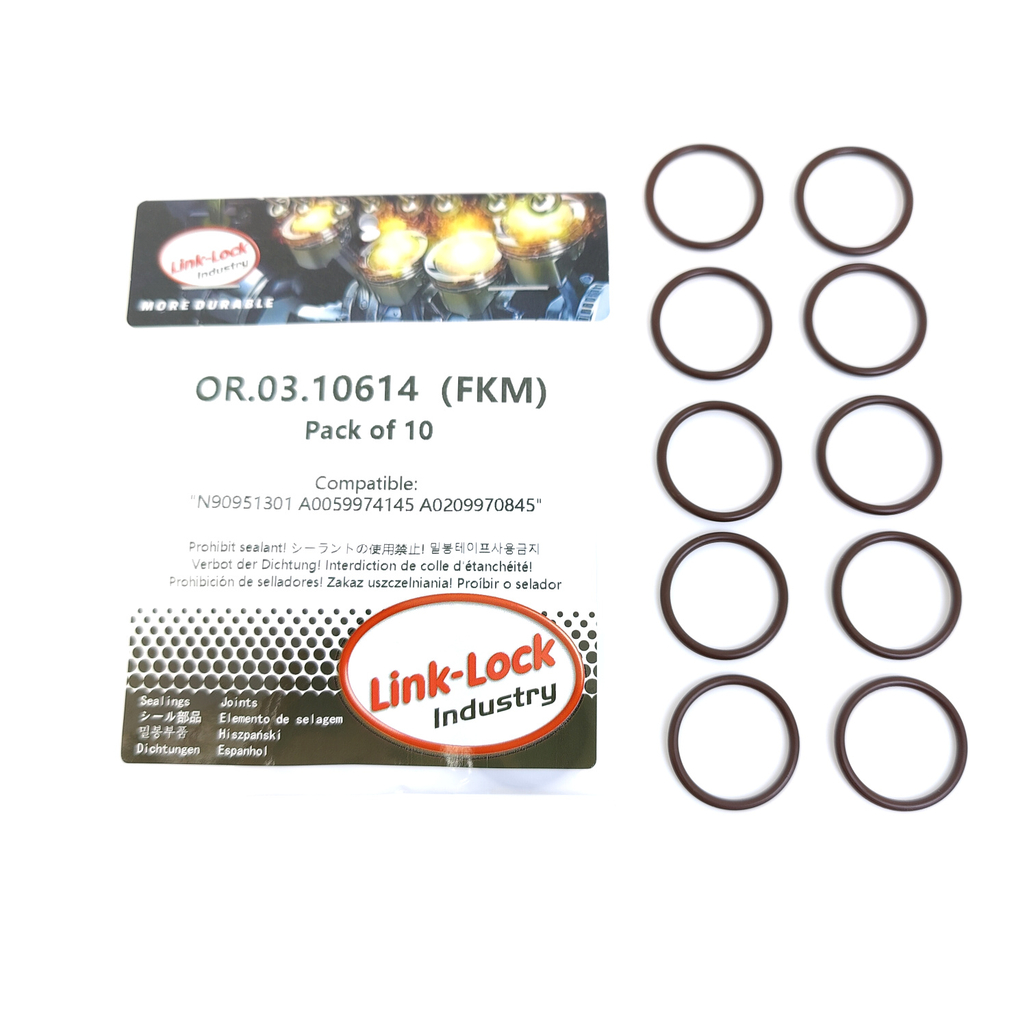 10PCS OR.03.10614 FKM Viton Se - Tank O-Ring Seal 리뷰 및 가격