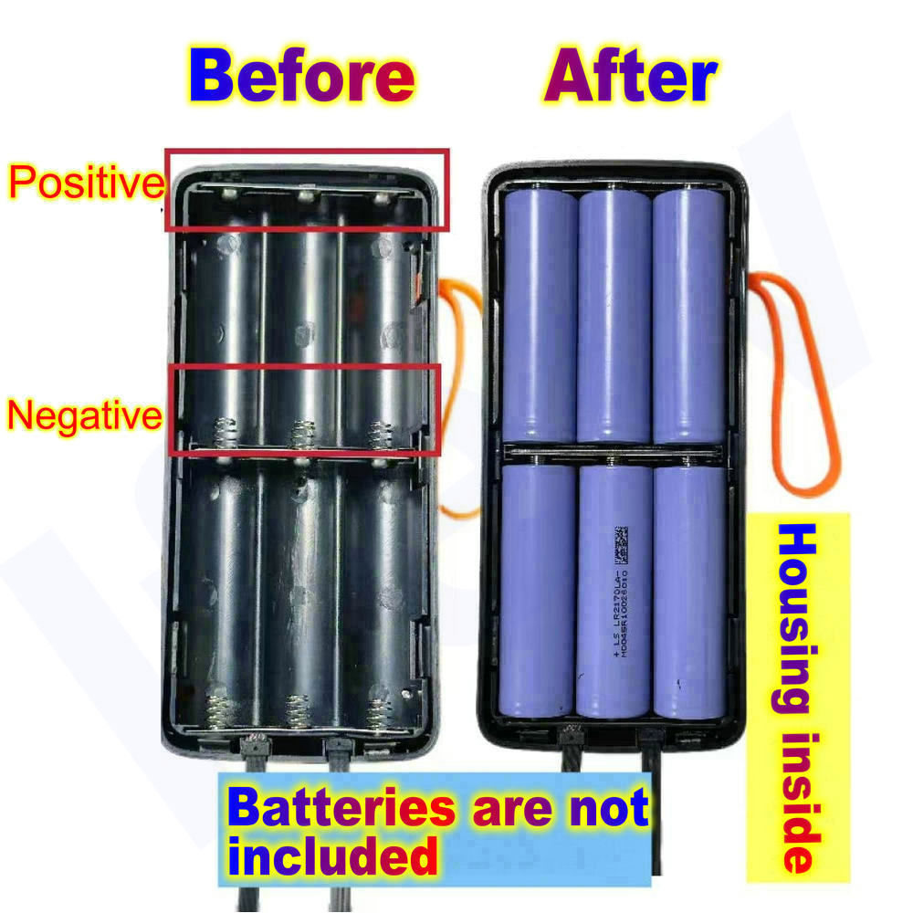 21700 Battery Power Bank Housi - Battery Case Storage 리뷰 및 가격