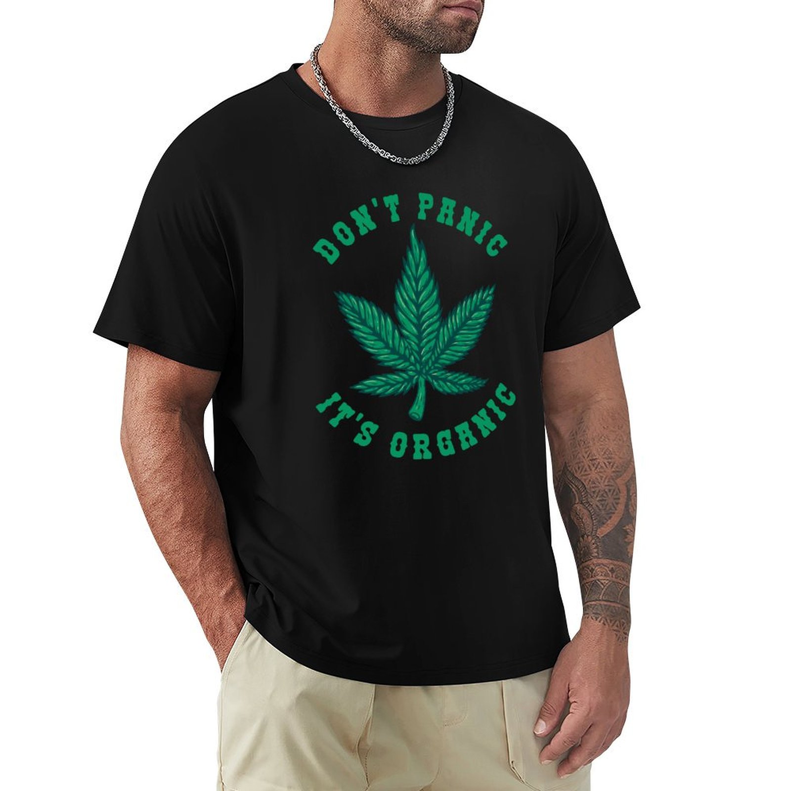 Dont panic its organic T-Shirt - Cotton Wick Organic 리뷰 및 가격