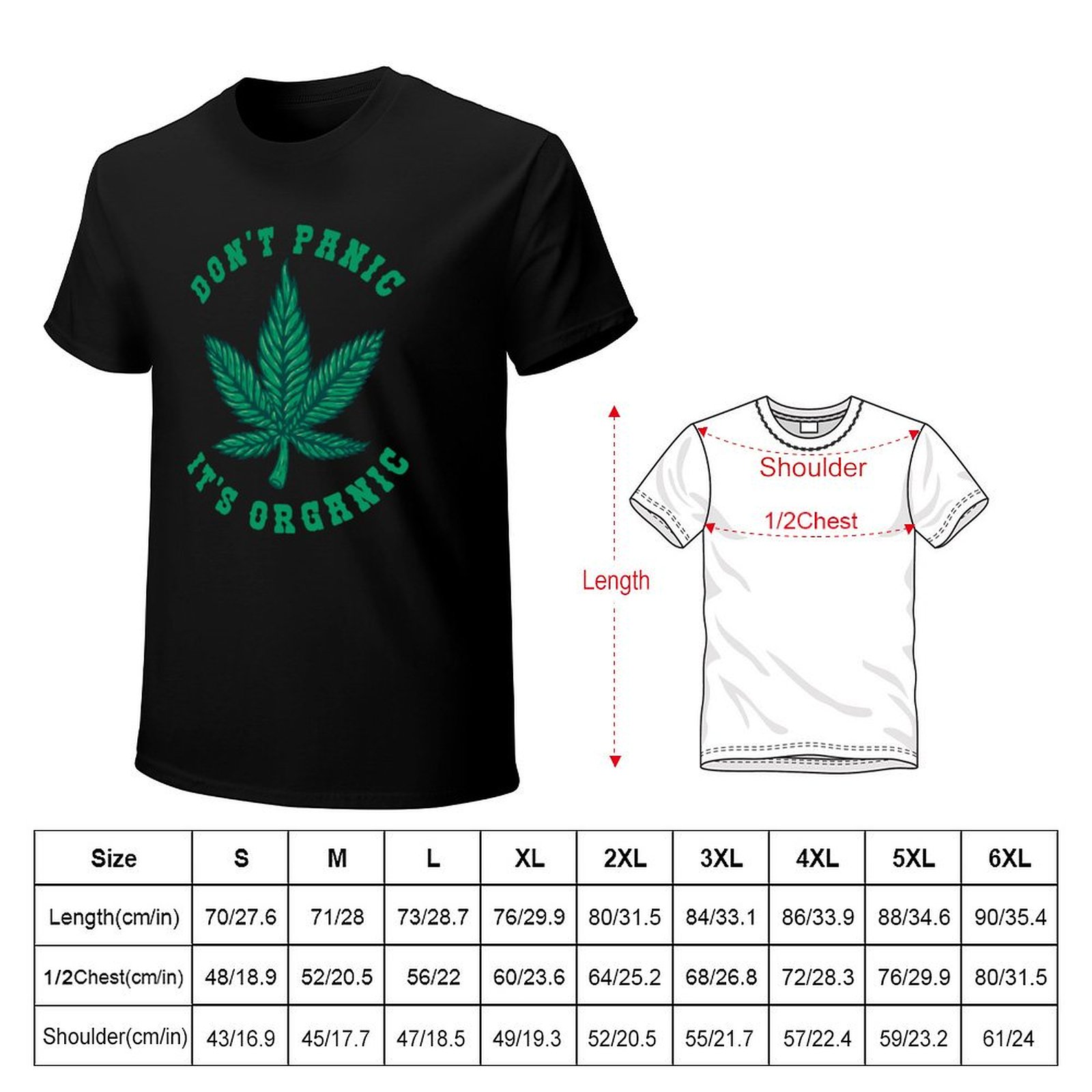 Dont panic its organic T-Shirt - Cotton Wick Organic 리뷰 및 가격