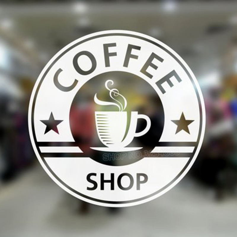 Coffee Cup Shop Wall Sticker C - Vape Decoration 리뷰 및 가격