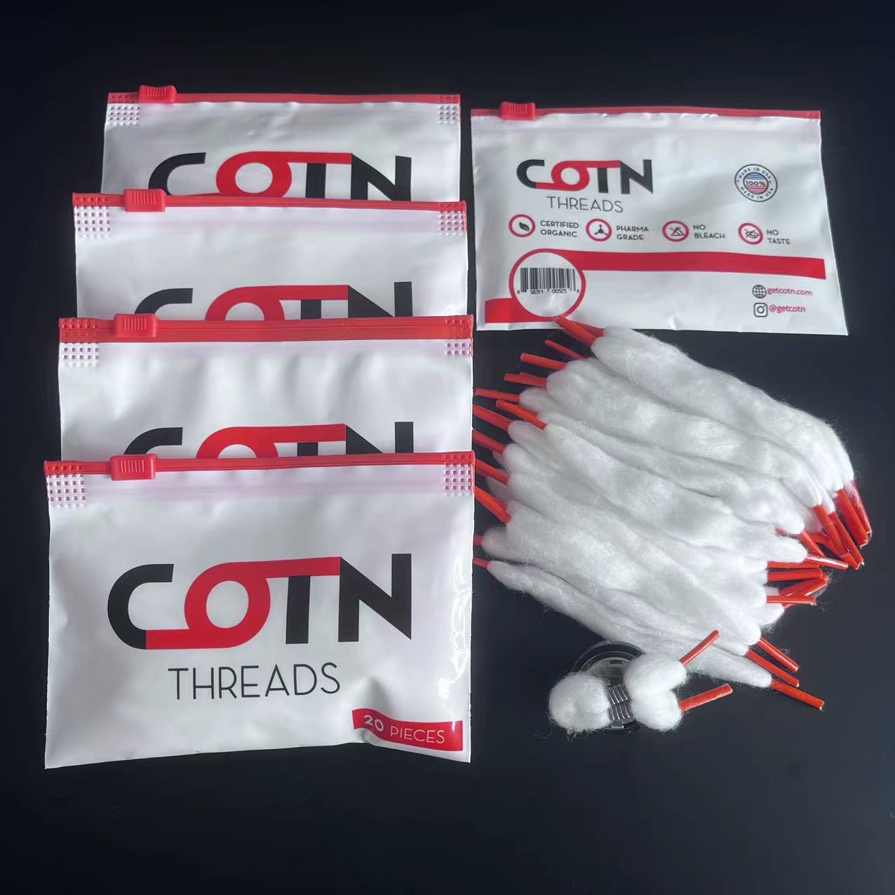 100/60/20pcs Prebuilt Wire Coi - Cotton Wick Organic 리뷰 및 가격