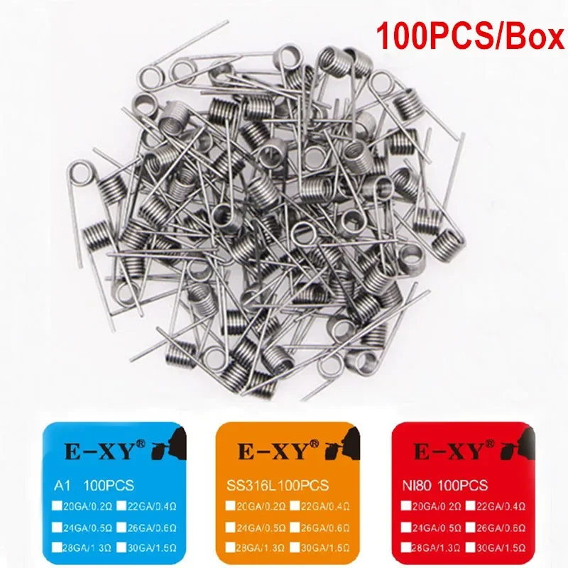 100PCS/BOX Prebuilt Coil Wire  - Coil Building Kit 리뷰 및 가격