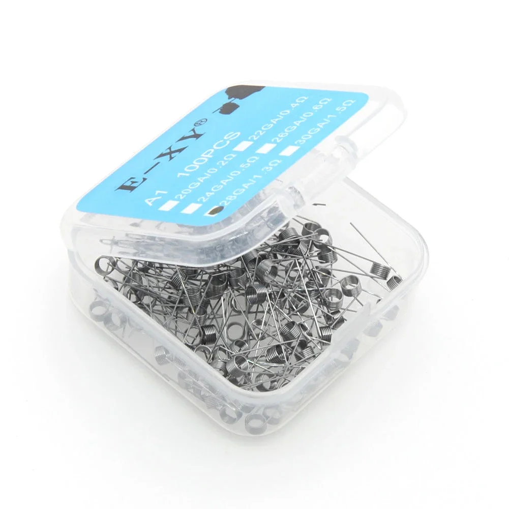 100PCS/BOX Prebuilt Coil Wire  - Coil Building Kit 리뷰 및 가격