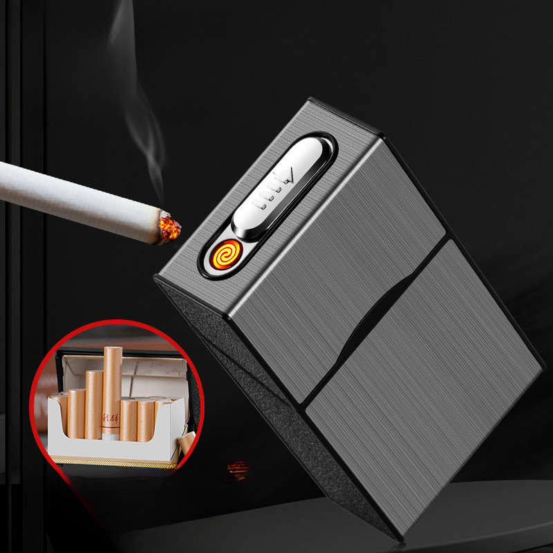 2 In 1 20 Cigarette Case Light - Accessories For Vaping 리뷰 및 가격