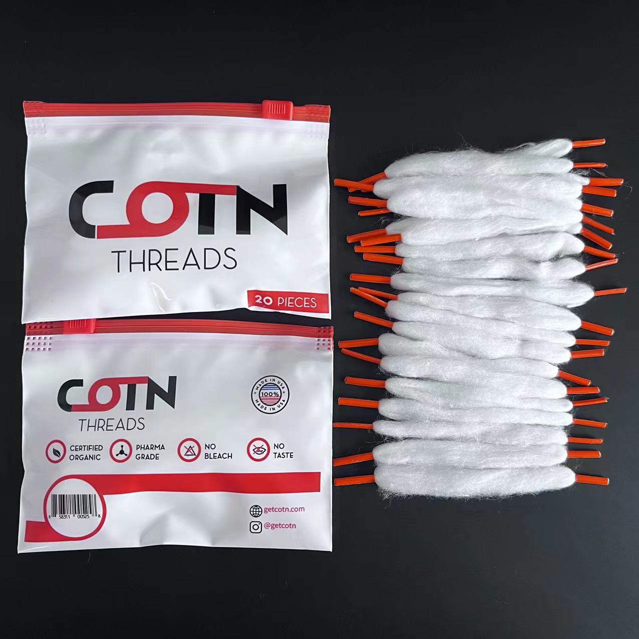 10Bag COTN Wick PreBuilt Organ - Cotton Wick Organic 리뷰 및 가격