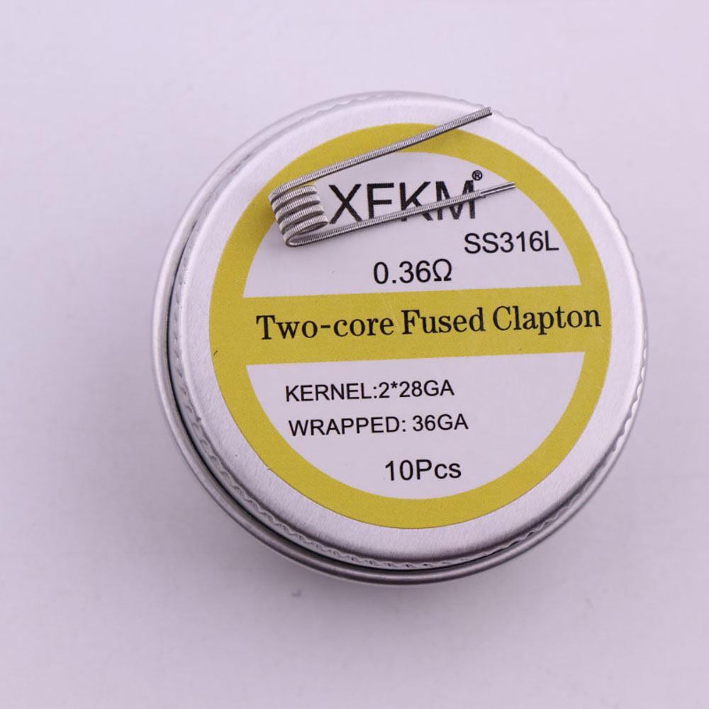 10pcs/box 3mm Spiral ID PreBui - Clapton Wire Pre Built 리뷰 및 가격
