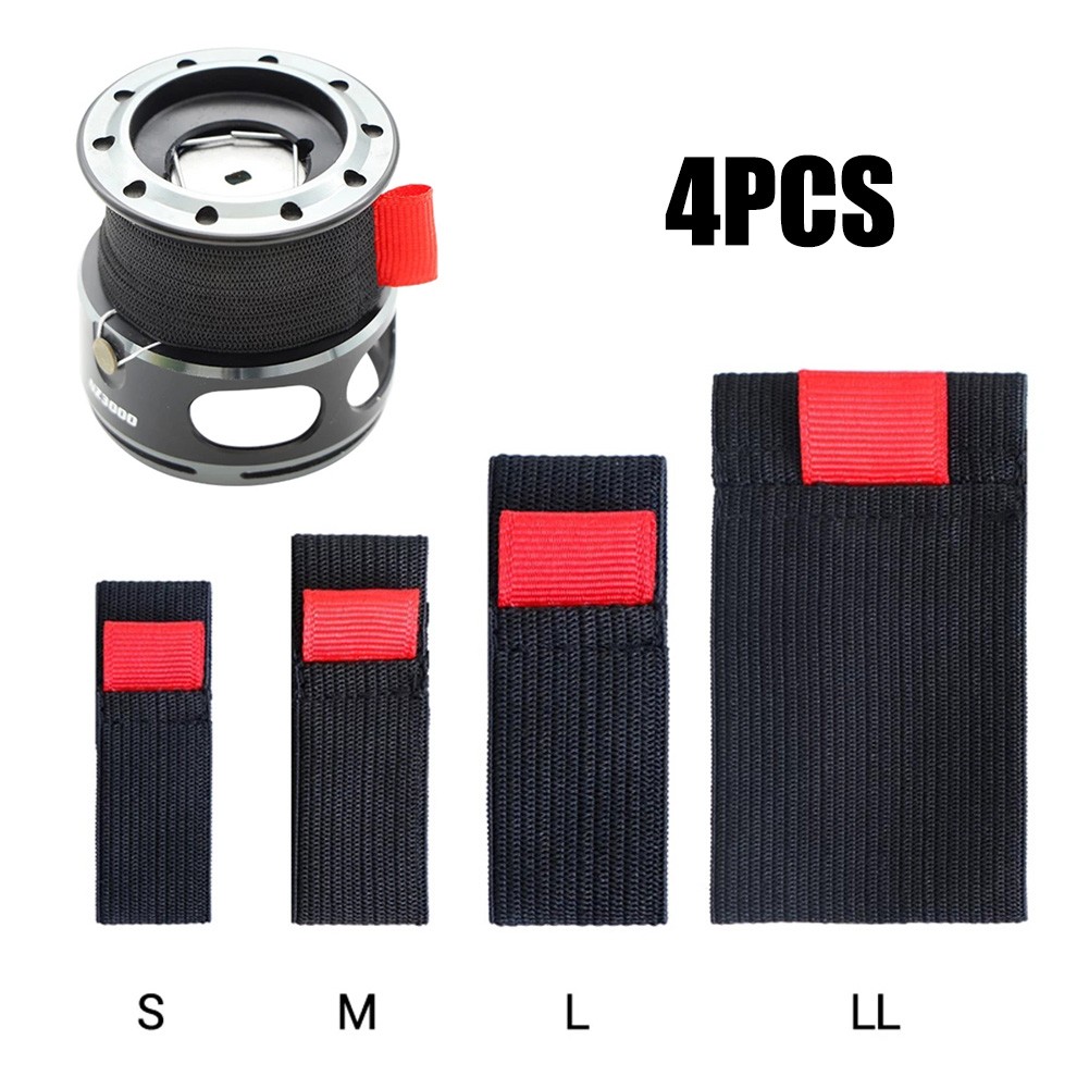 4pcs Elastic Fishing Spool Bel - Mesh Coil Strip 리뷰 및 가격