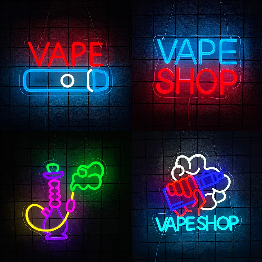 Vape Shop Neon Signs, Led Lett - Vaping Shop 리뷰 및 가격
