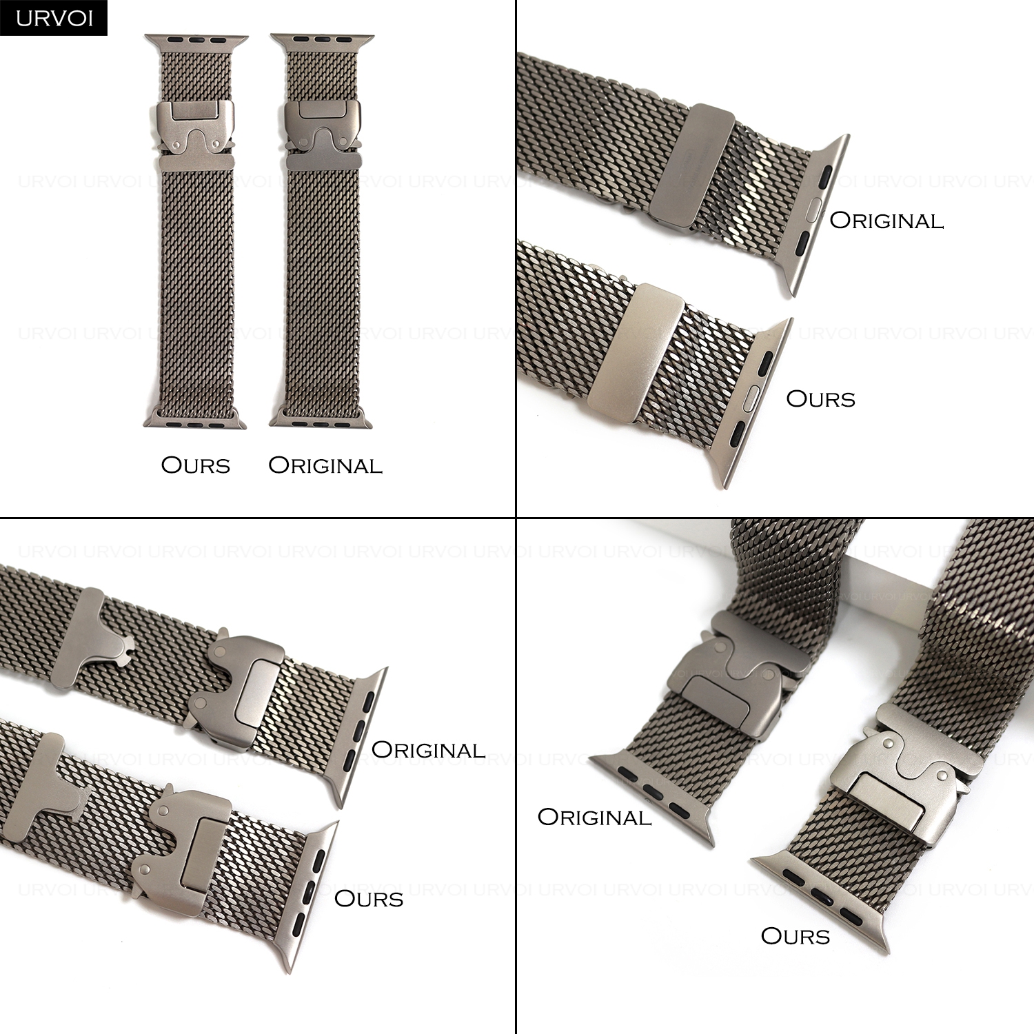 URVOI Titanium Milanese loop f - Mesh Coil Strip 리뷰 및 가격