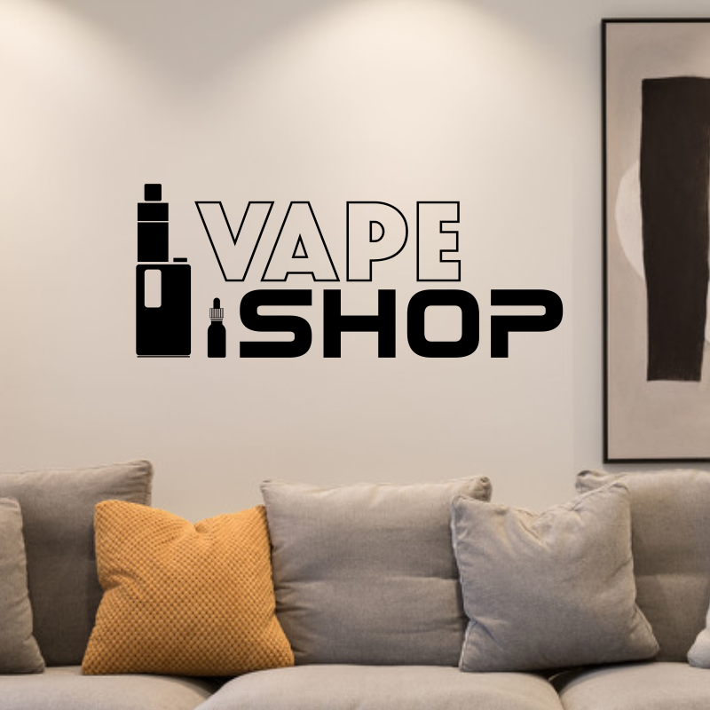 Vinyl Wall Decals Vape Shop Si - Vaping Shop 리뷰 및 가격