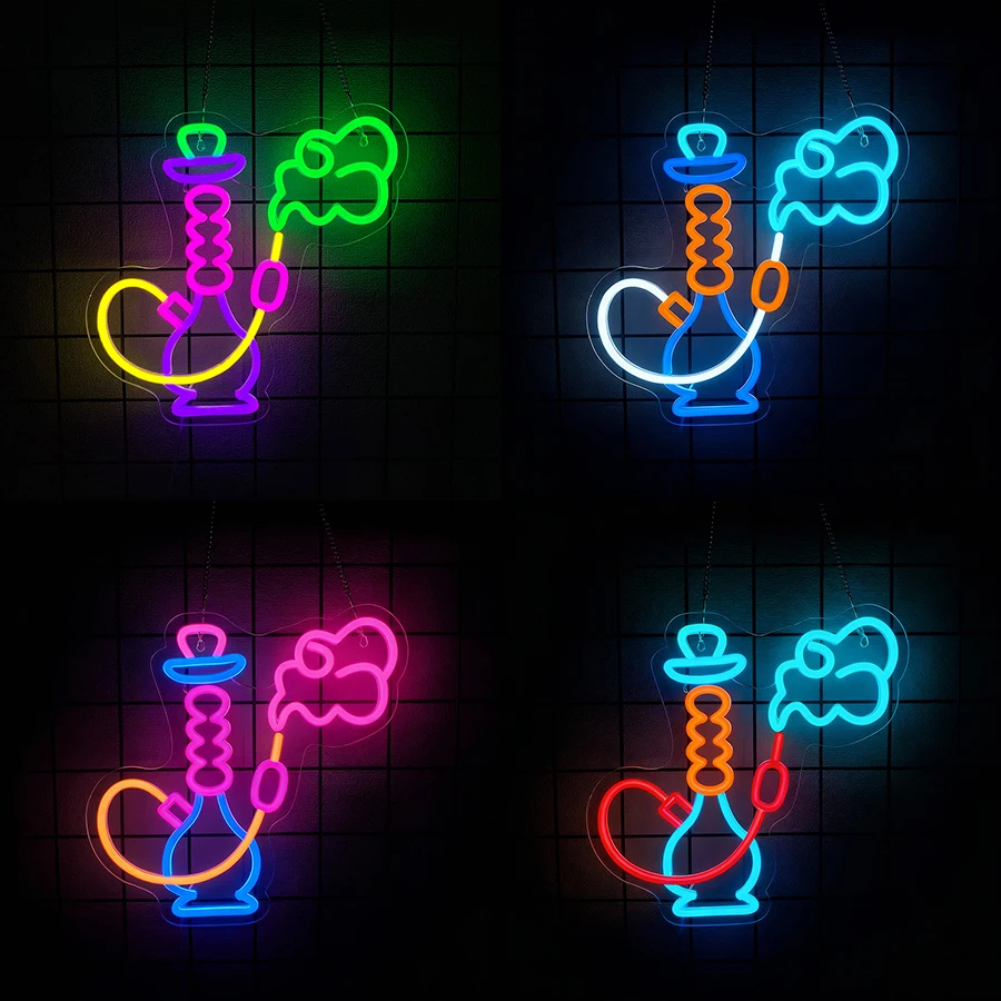 Hookah Neon Sign for Shisha Ba - Vaping Shop 리뷰 및 가격