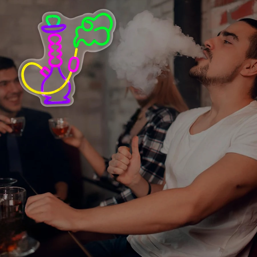 Hookah Neon Sign for Shisha Ba - Vaping Shop 리뷰 및 가격