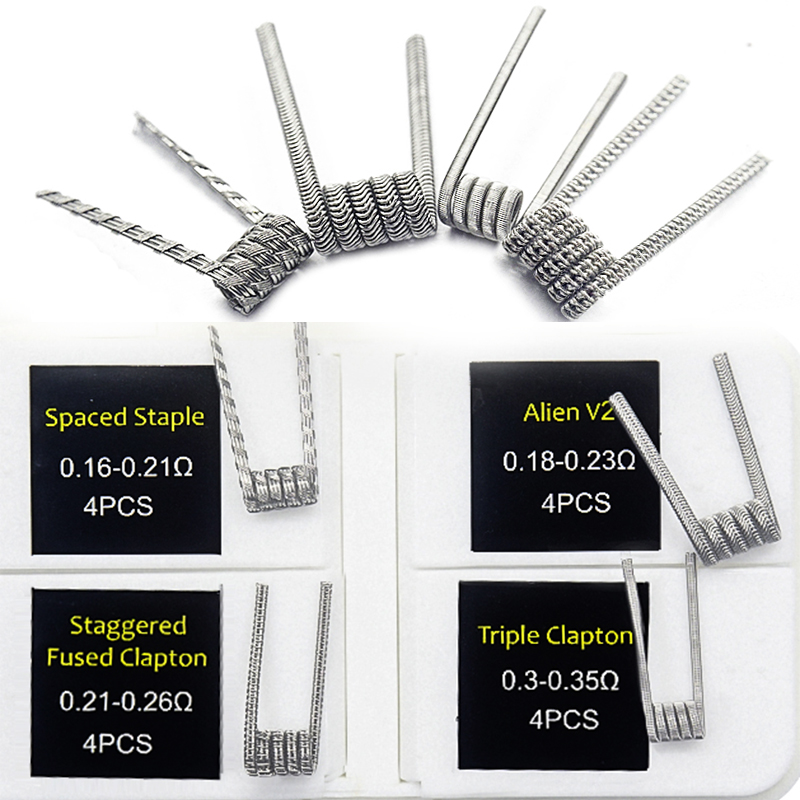 16pcs NI80 Fused Clapton Prebu - Clapton Wire Pre Built 리뷰 및 가격