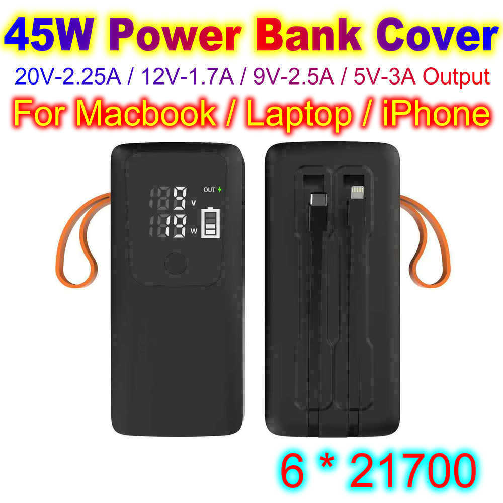 45W Power Bank Shell 21700 Bat - Battery Case Storage 리뷰 및 가격