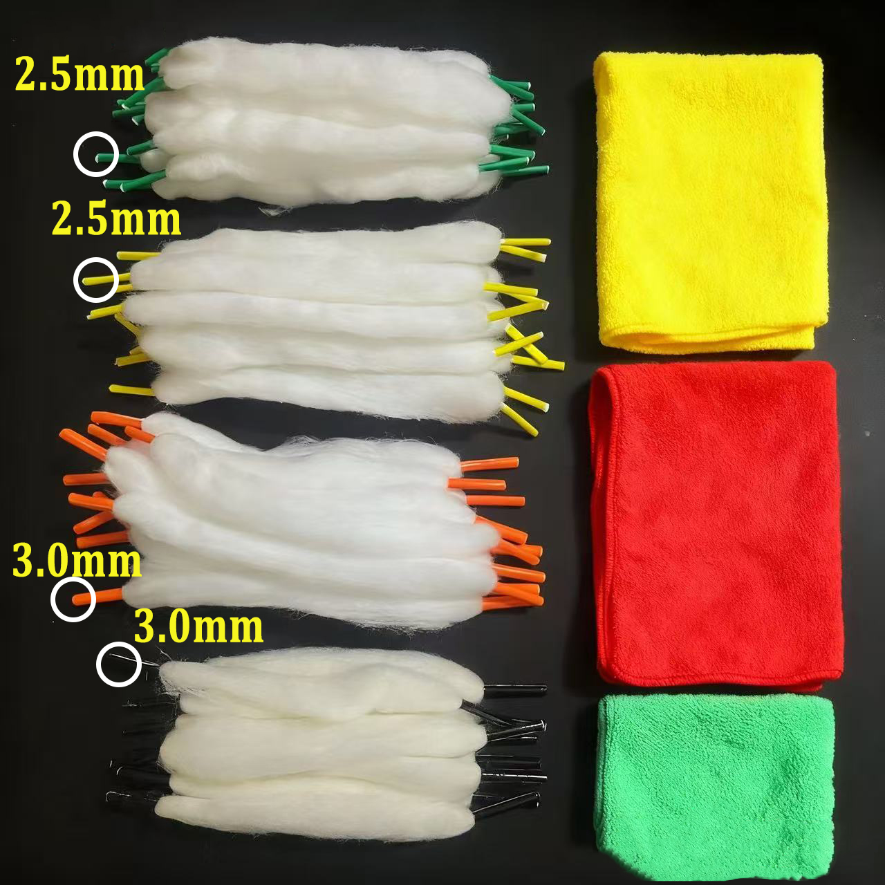 100-10pcs 3.0/2.5mm Colorful P - Cotton Wick Organic 리뷰 및 가격