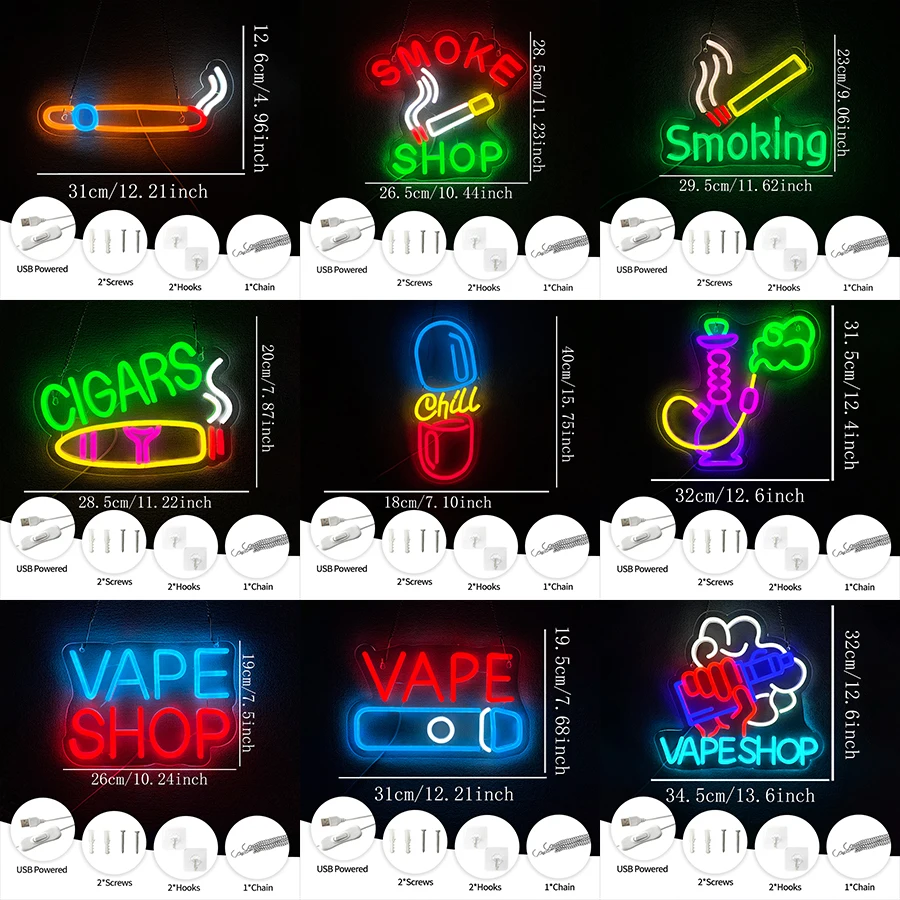USB Bright Led Advertising Dis - Vaping Shop 리뷰 및 가격