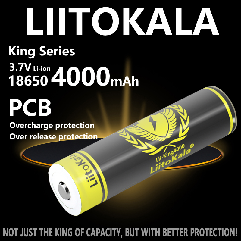1-10pcs LiitoKala KING4000-PCB - Vape Battery 18650 리뷰 및 가격