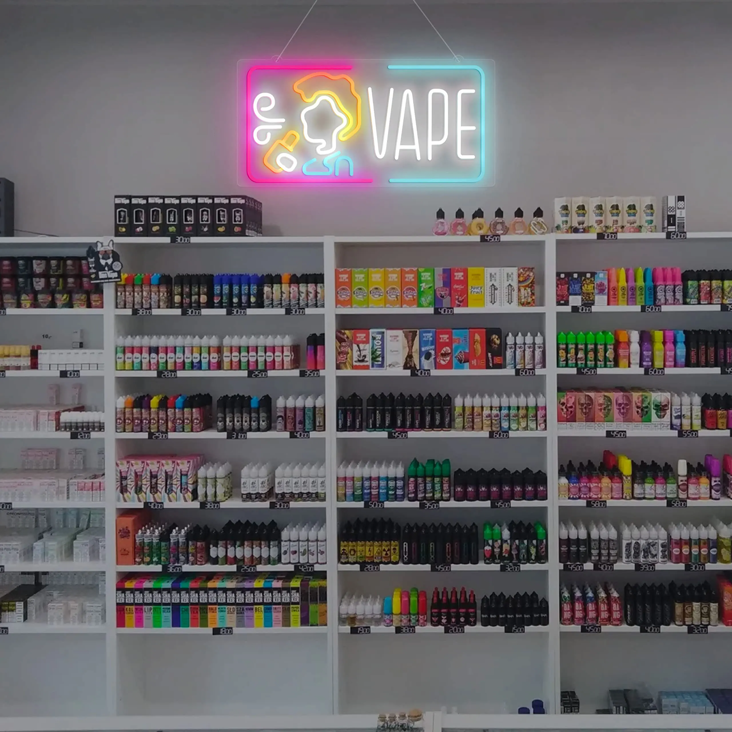 Vape Neon Sign Dimmable Smoke  - Vaping Shop 리뷰 및 가격